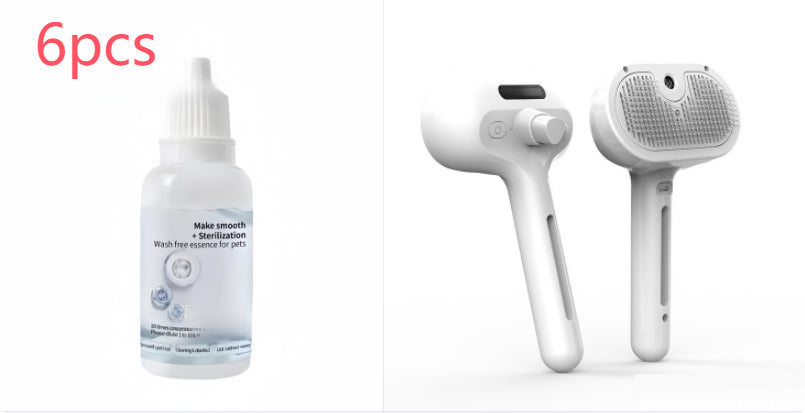 Pulverizador para mascotas Peine eliminador de pelo para mascotas Cepillo de limpieza Accesorios para gatos Herramientas de aseo para perros Peine humidificador de niebla de agua para desenredar Suministros para mascotas