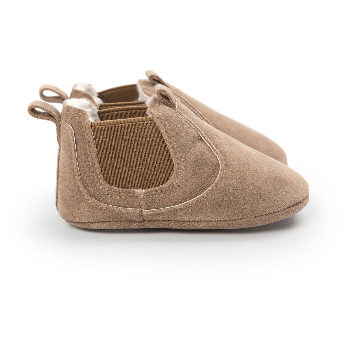 Zapatos de PU con suela blanda para bebé recién nacido