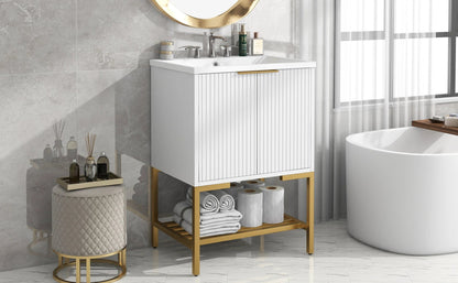24" Bathroom Vanity with Sink by eprolo