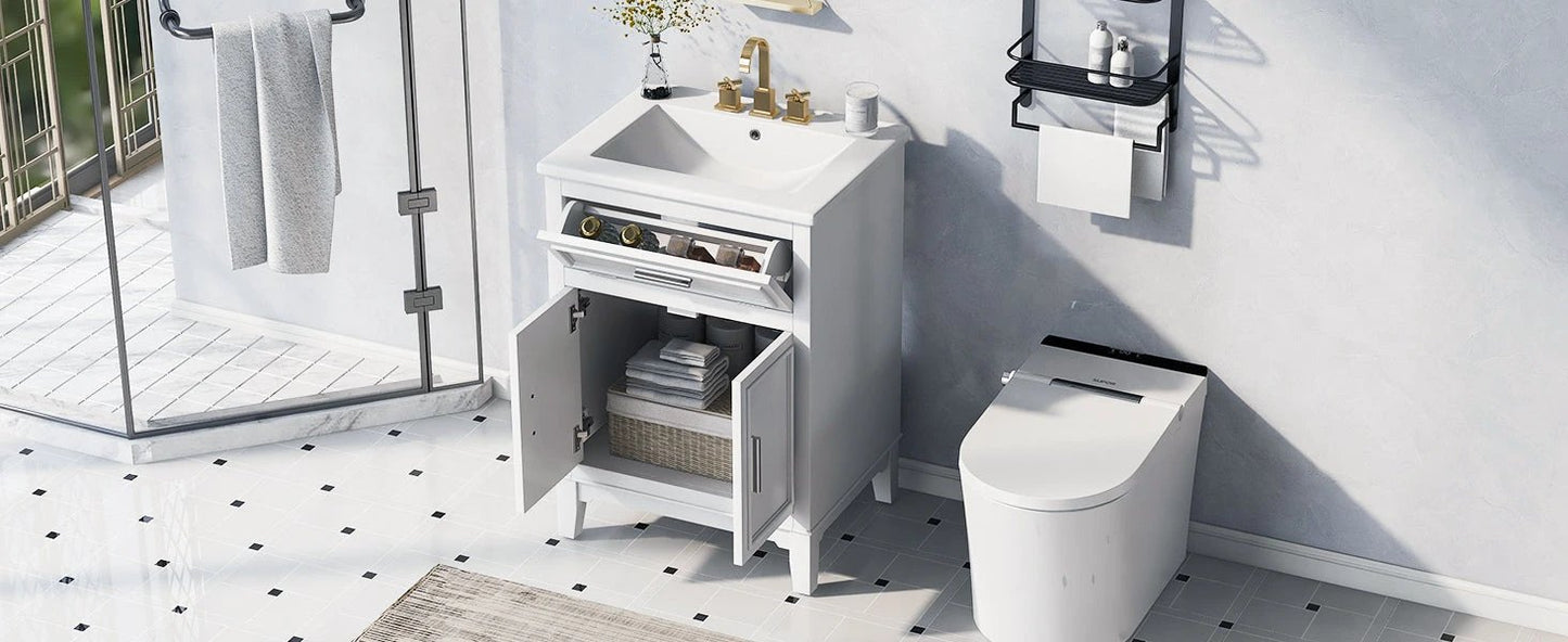 24" Bathroom Vanity with Sink by eprolo