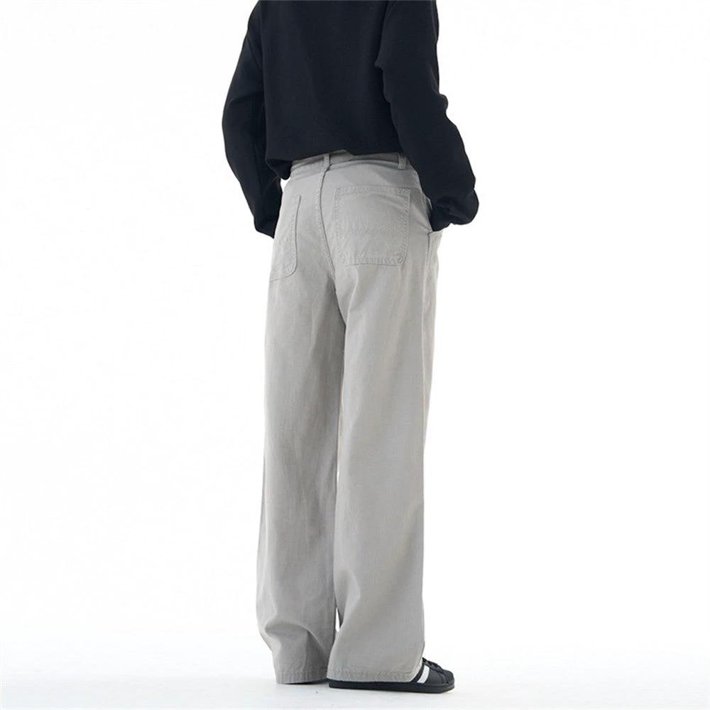 Wide Leg Casual Straight Leg Pants by eprolo