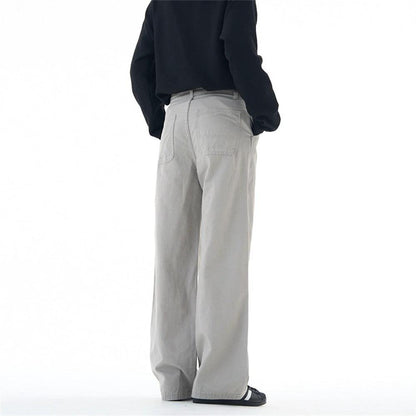 Wide Leg Casual Straight Leg Pants by eprolo