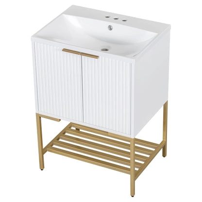 24" Bathroom Vanity with Sink by eprolo
