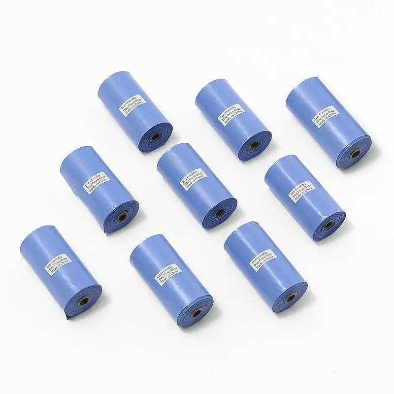 EPI Environmentally Friendly Degradable Pet Garbage Bag rolls, blue, AdTec brand, 12 rolls