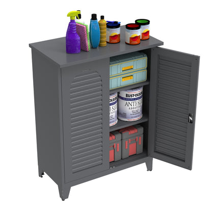 Armoire de rangement à outils en métal de 119 cm de haut,