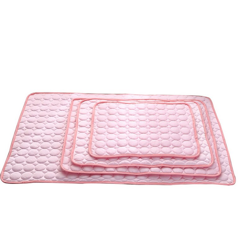 Tapis rafraîchissant en soie glacée pour chien, chat et autres animaux de compagnie, idéal pour l'été