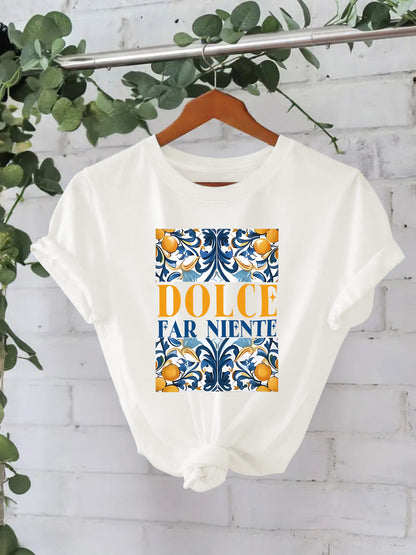 Camiseta con estampado DOLCE