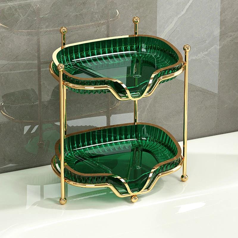 Soap box wall-mounted double-layer soap rack no punching by eprolo