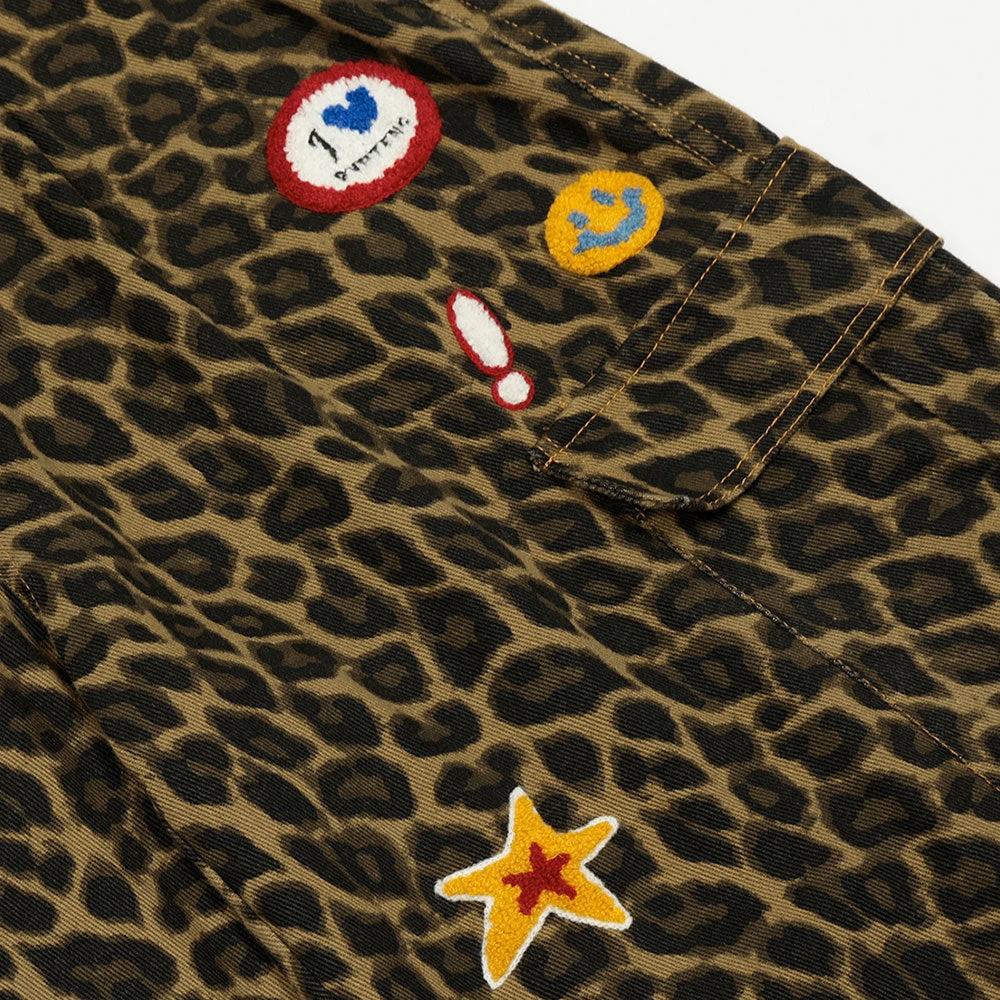 Leopard print work pants by eprolo