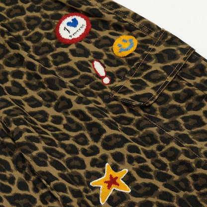 Leopard print work pants by eprolo