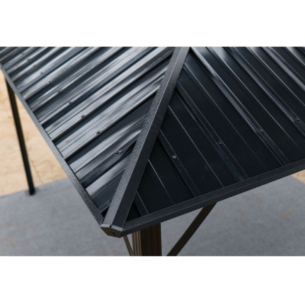 Cenador de patio 10x10FT, Cenador de aluminio