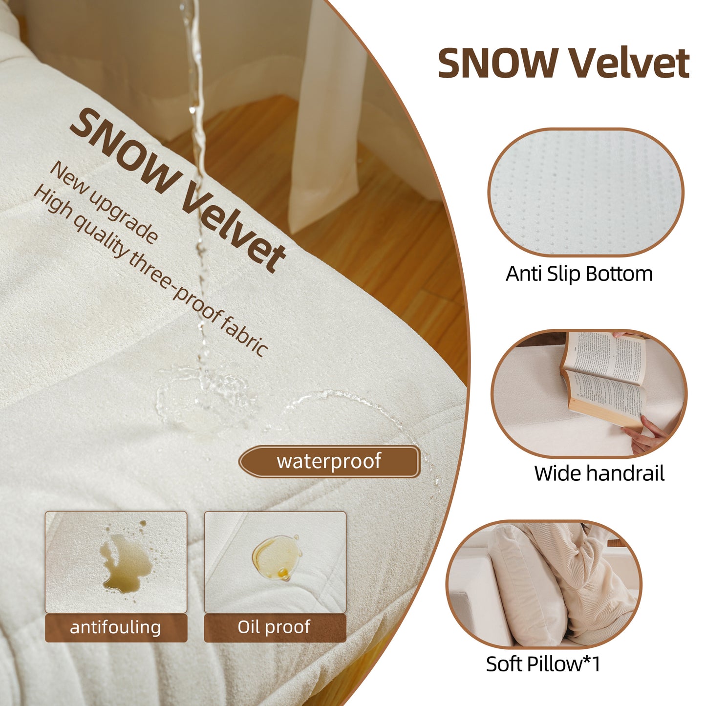 Canapé-lit double Loveseat pour salon