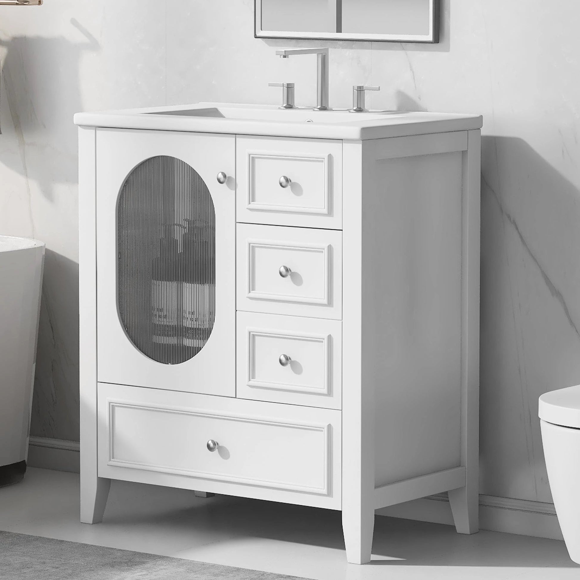 30" Bathroom Vanity with Sink by eprolo