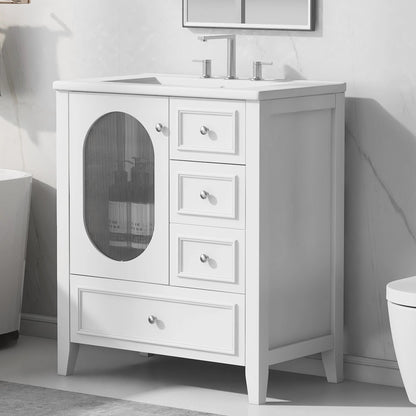 30" Bathroom Vanity with Sink by eprolo