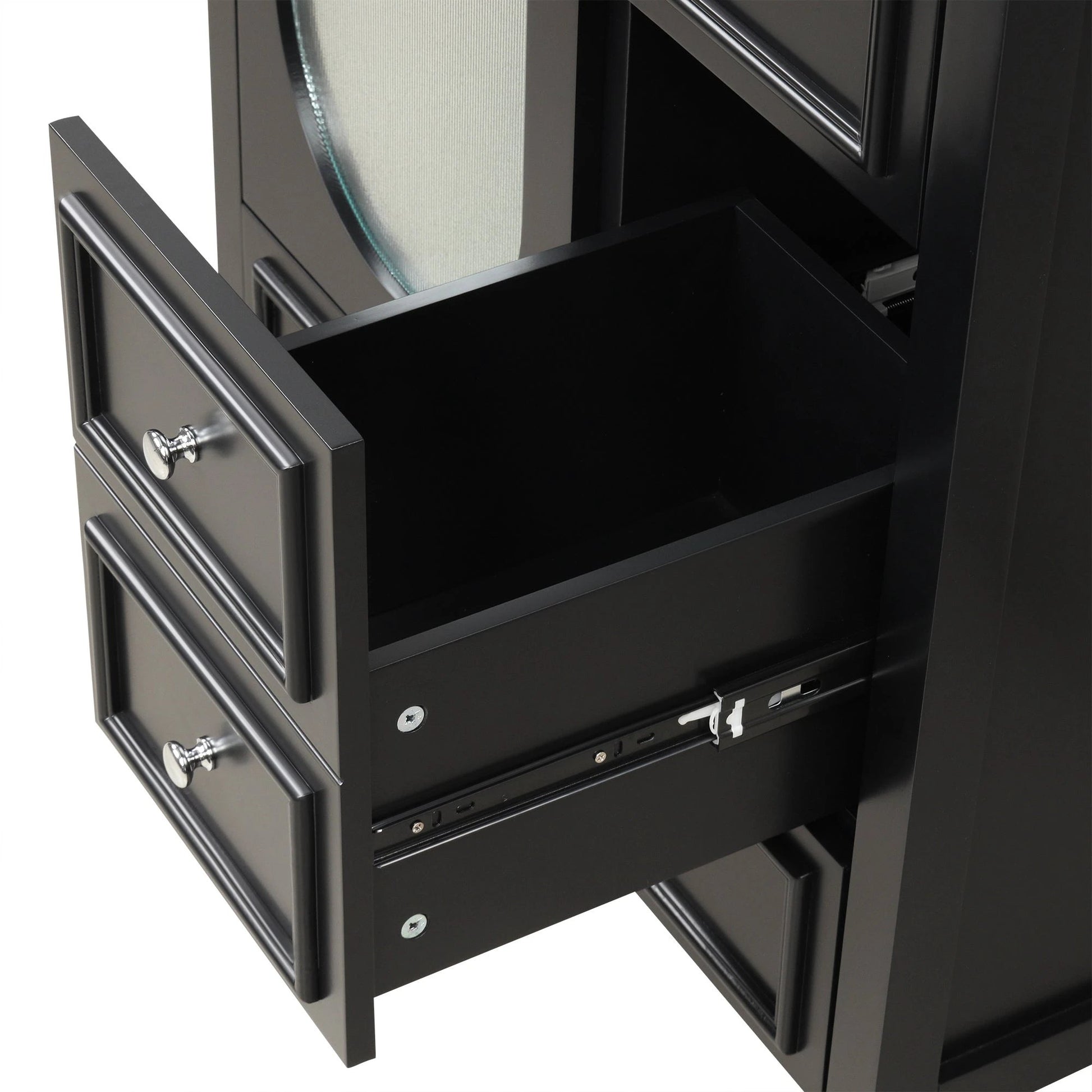 30" Bathroom Vanity with Sink, Bathroom Vanity Cabinet with Three Drawers and Door by eprolo