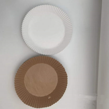 Papier jetable pour friteuse à air chaud, accessoire de cuisson de cuisine, plaque de barbecue résistante à l'huile pour cuiseur vapeur et friteuse