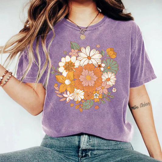 T-shirt lavé et utilisé avec T-shirt imprimé