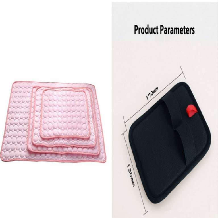 Tapis rafraîchissant en soie glacée pour chien, chat et autres animaux de compagnie, idéal pour l'été