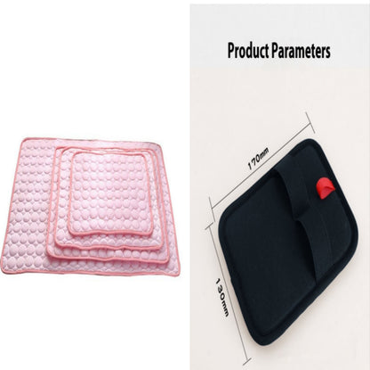 Tapis rafraîchissant en soie glacée pour chien, chat et autres animaux de compagnie, idéal pour l'été