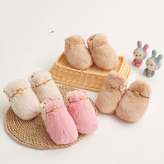 Chaussures Bébé Chaude d'Hiver Antidérapantes et Anti-Chute à Semelle Souple pour les Tout-petits