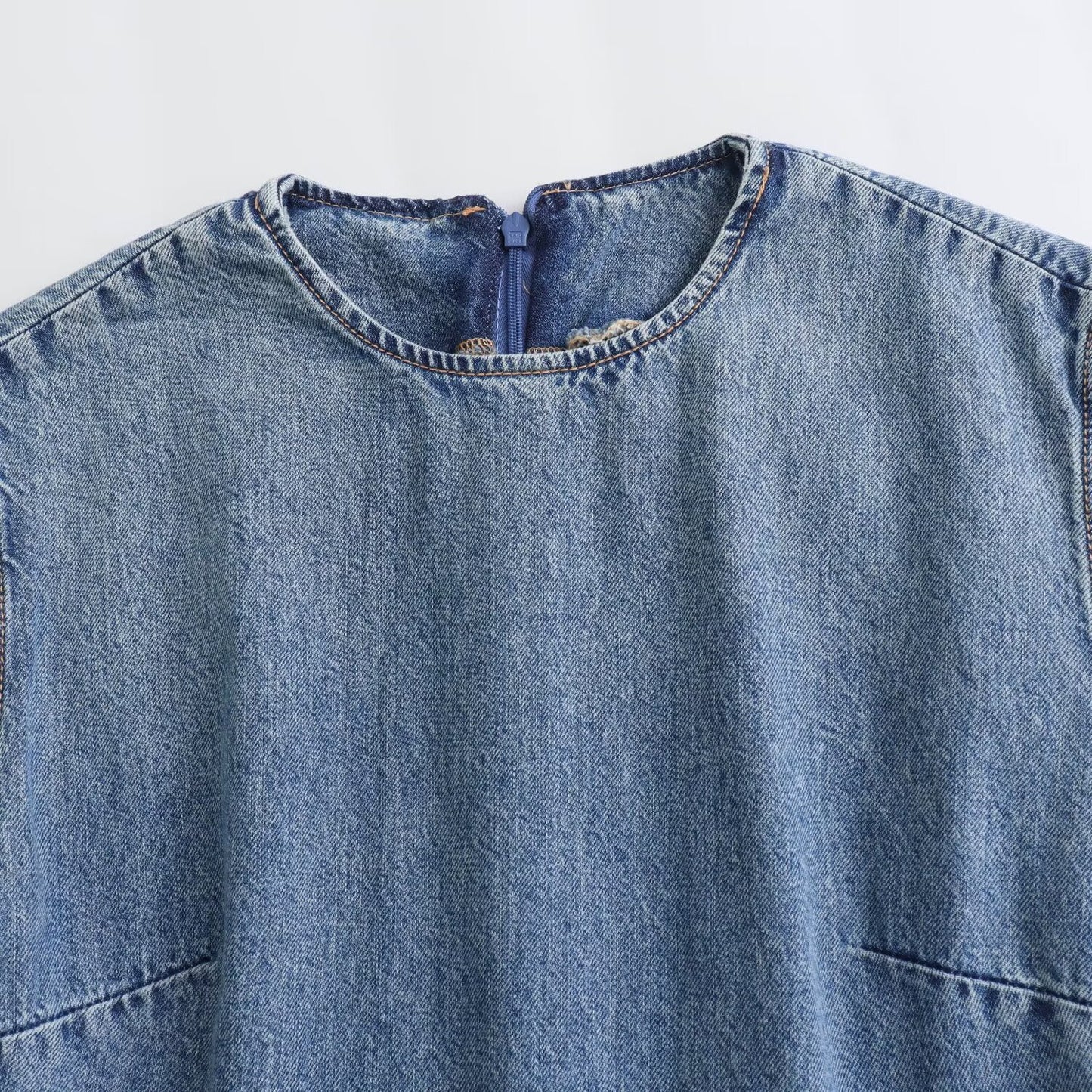 Women's Denim Midi Dress