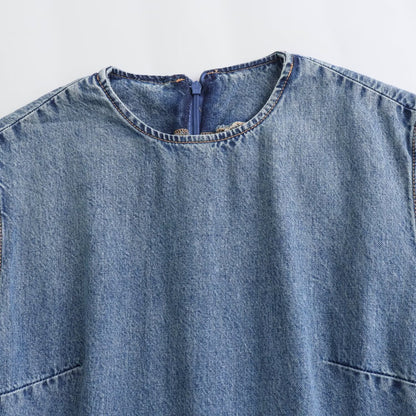 Women's Denim Midi Dress