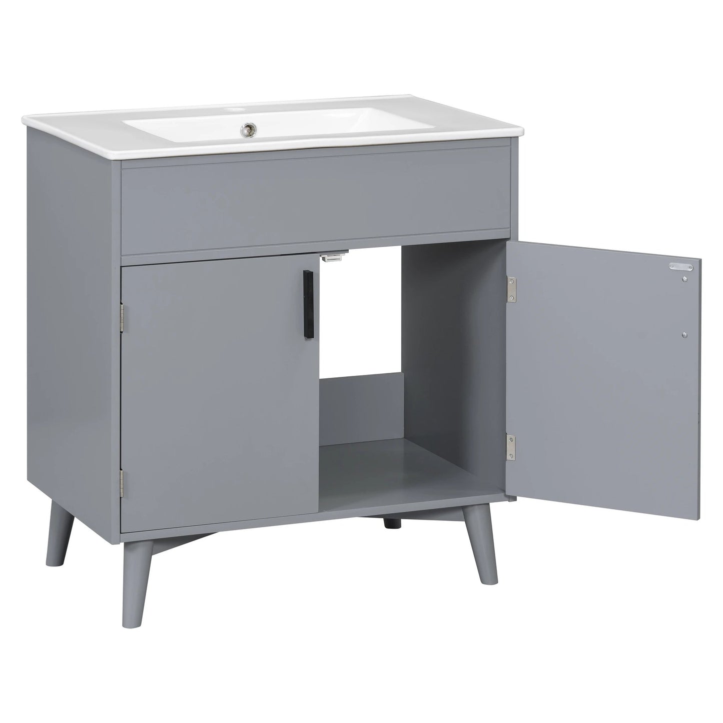 Bathroom vanity Set with Sink, Combo Cabinet, Bathroom Storage Cabinet by eprolo