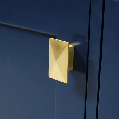 30-Inch Blue Bathroom Vanity with Ceramic Sink and Ample Storage - Ideal Choice for Small Bathrooms by eprolo