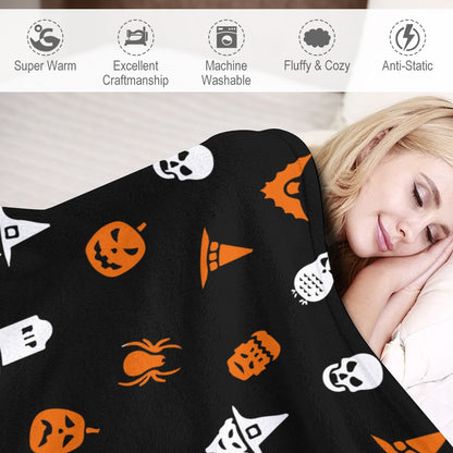 Ultra-Soft Flannel Blanket Multiple Sizes