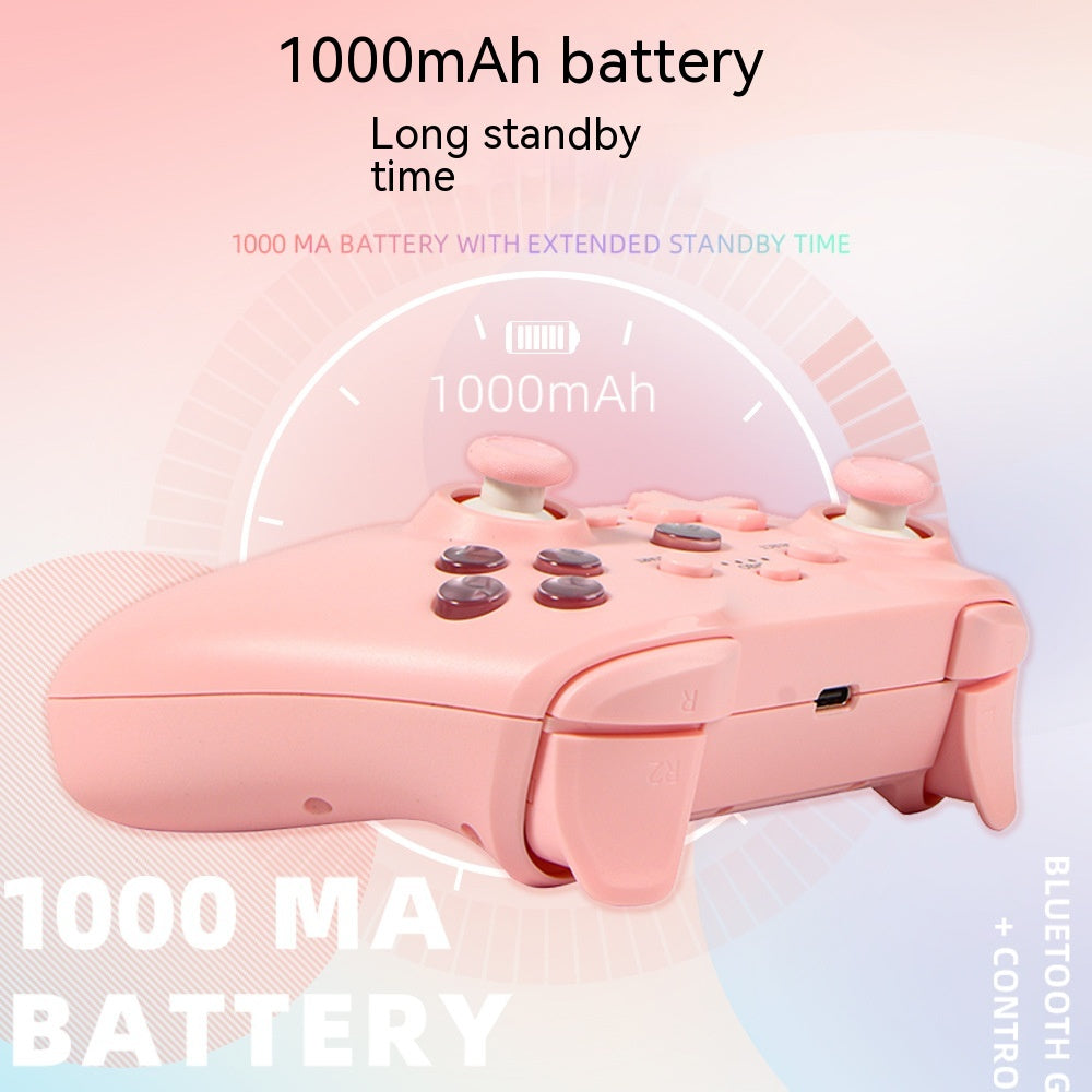 Manette de jeu sans fil Bluetooth compatible avec les jeux Android, iOS et PC