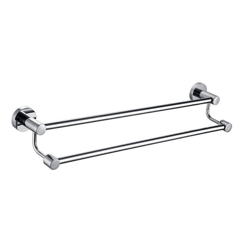 304 stainless steel towel rack, non perforated, bathroom towel double pole hanging rack, household towel rack by eprolo