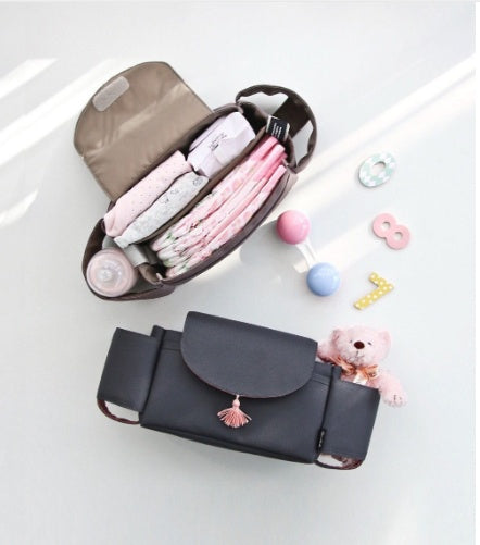 Sac organisateur de poussette multifonctionnel pour bébé, sac à couches de maternité, accessoires de poussette, porte-gobelet, sac de fauteuil roulant