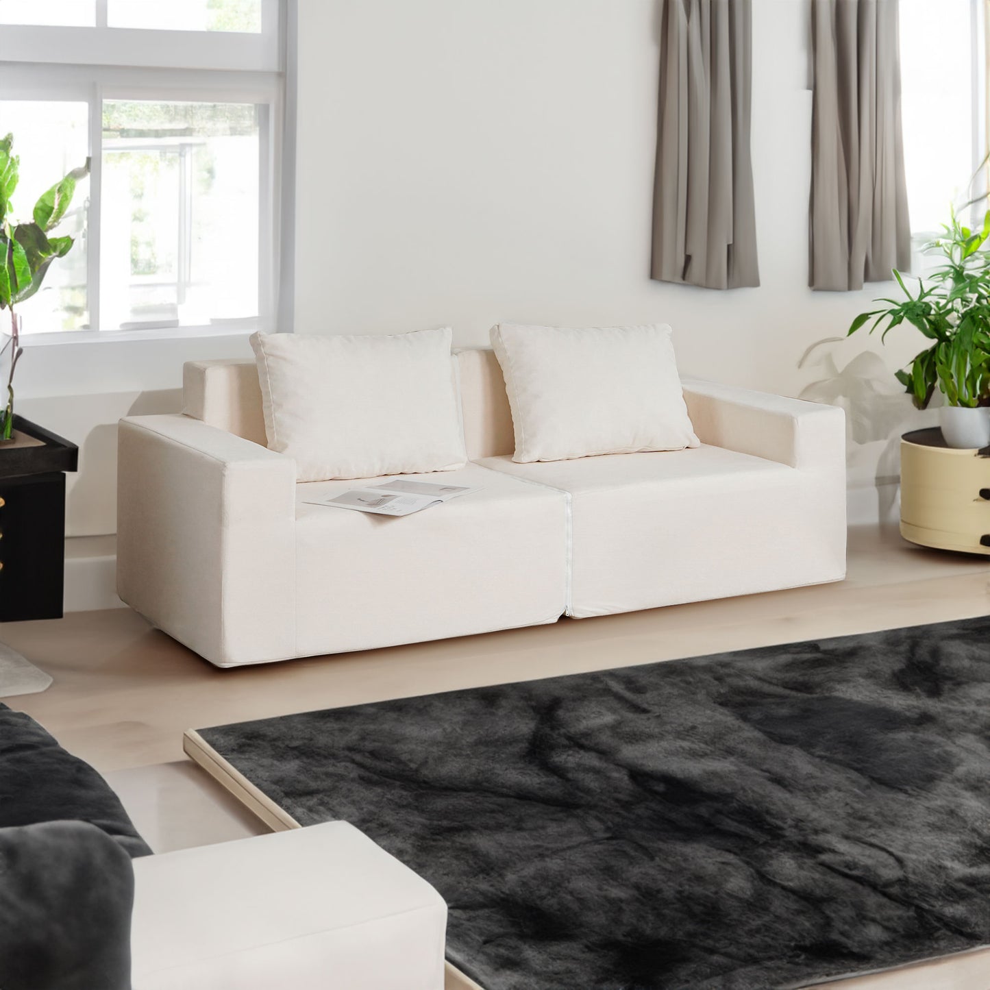 Canapé-lit double Loveseat pour salon