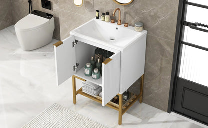 24" Bathroom Vanity with Sink by eprolo