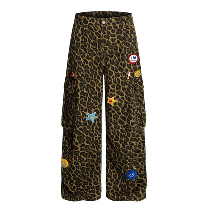 Leopard print work pants by eprolo