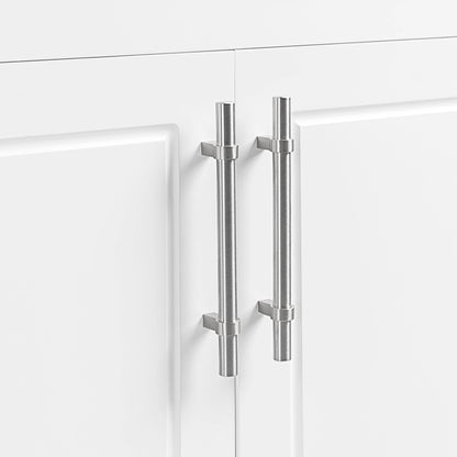 30" Bathroom Vanity with Sink Multi-functional Bathroom Cabinet with Doors and Drawers Solid Frame and MDF Board, White by eprolo