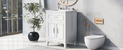 24" Bathroom Vanity with Sink by eprolo