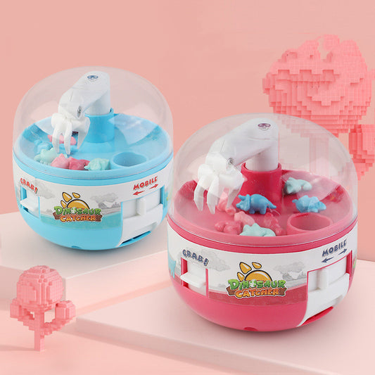 Jouet Gashapon pour Enfants Mini Machine à Pince Dinosaures Jouets pour Enfants