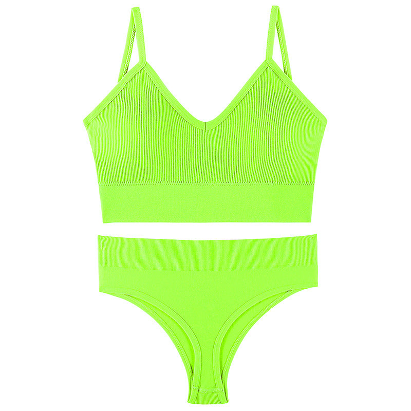 Ropa interior femenina Sujetador push-up de pecho pequeño, fino, inalámbrico, talla grande, chaleco deportivo, tirantes, copa triangular francesa