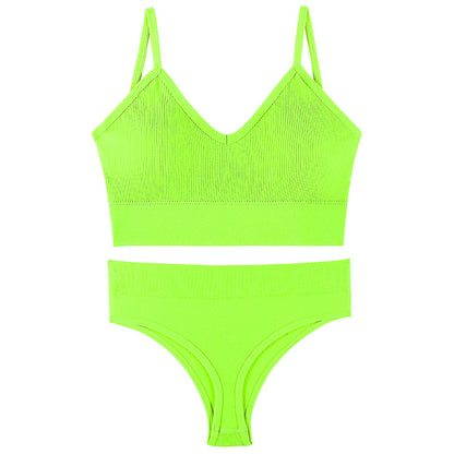 Ropa interior femenina Sujetador push-up de pecho pequeño, fino, inalámbrico, talla grande, chaleco deportivo, tirantes, copa triangular francesa