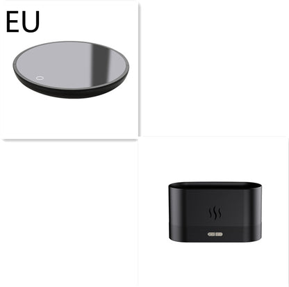 Difusor de Aroma con Luz de Llama, Humidificador de Niebla, Difusor de Aromaterapia con Protección de Apagado Automático sin Agua para Spa, Hogar, Yoga, Oficina