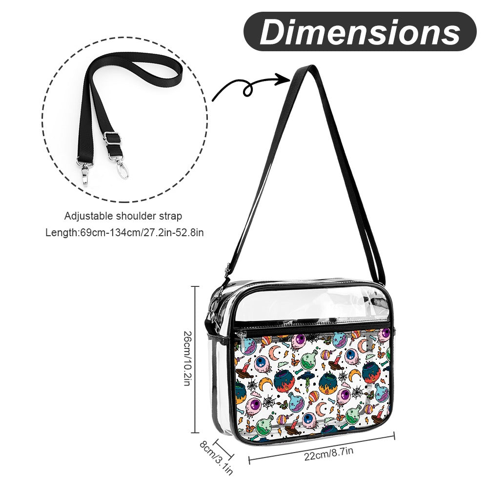 Transparent satchel set New