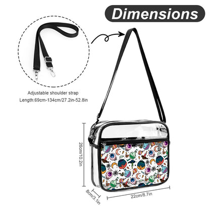Transparent satchel set New