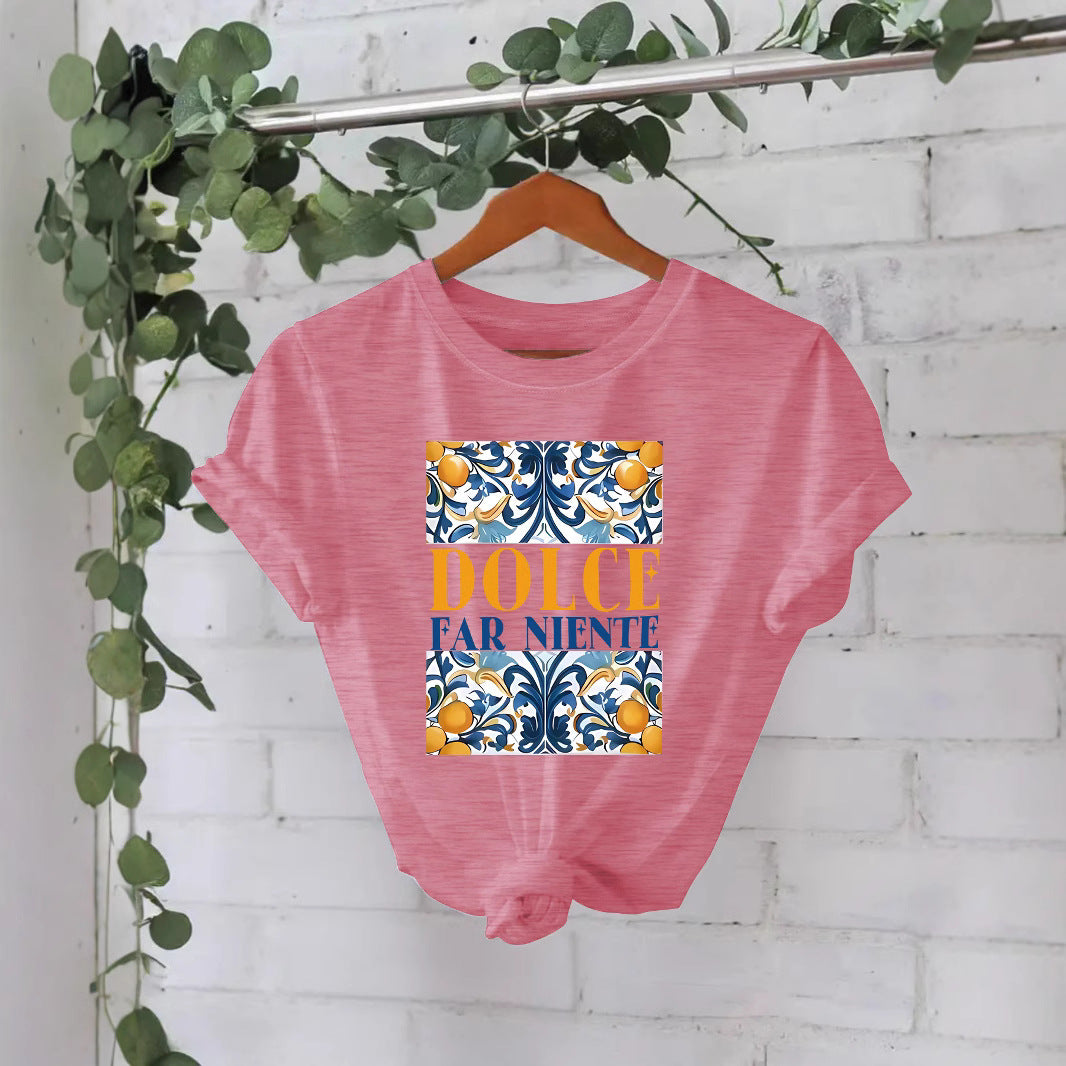 Camiseta con estampado DOLCE