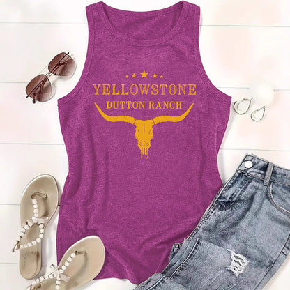 Chaleco vaquero estampado del Oeste