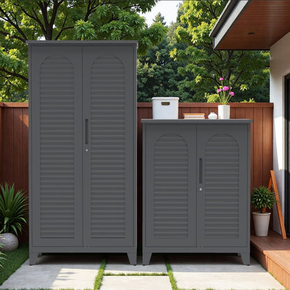 Armoire de rangement à outils en métal de 119 cm de haut,