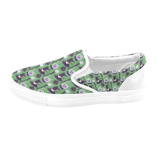 Zapatillas de lona sin cordones para hombre