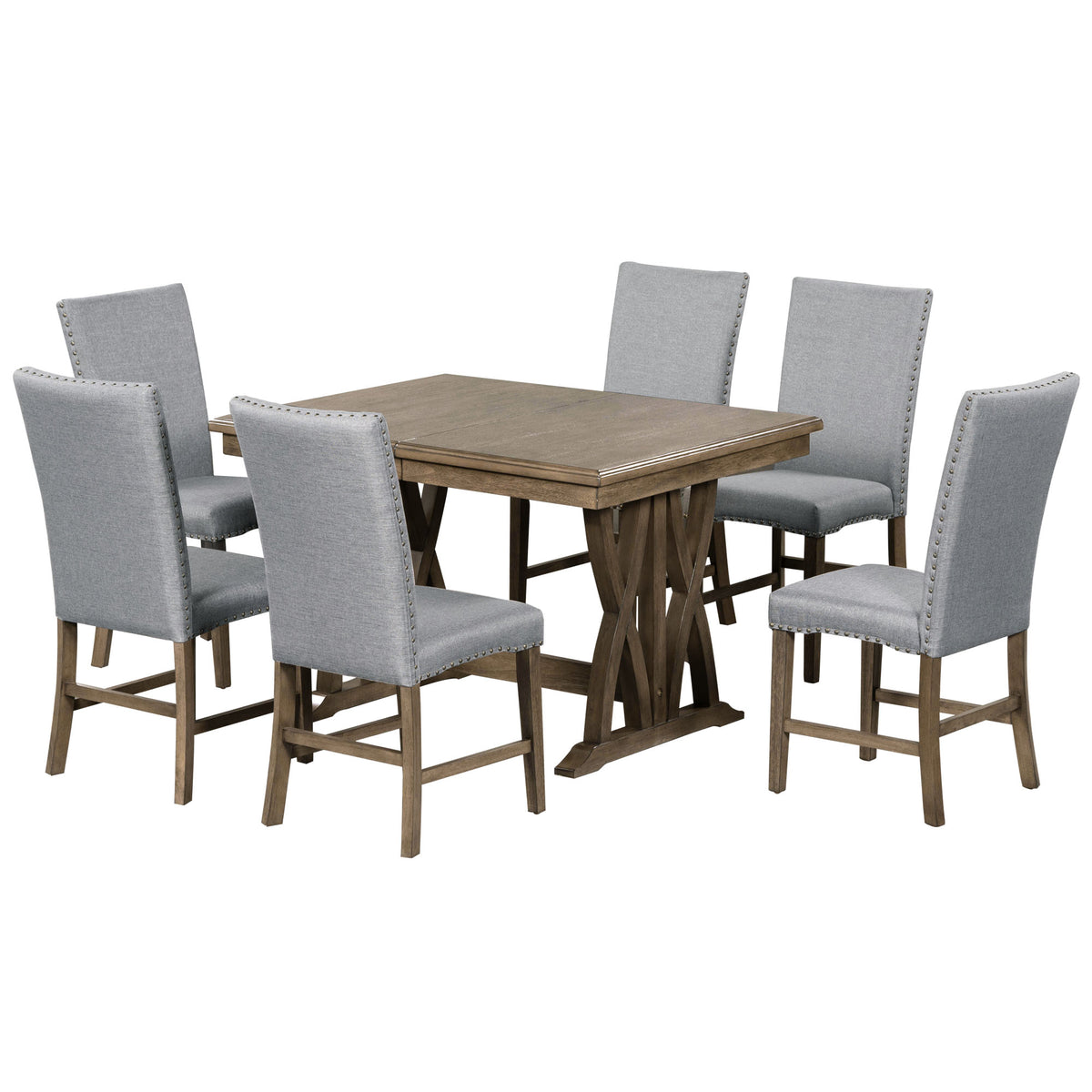 Elegant dining set with clean lines