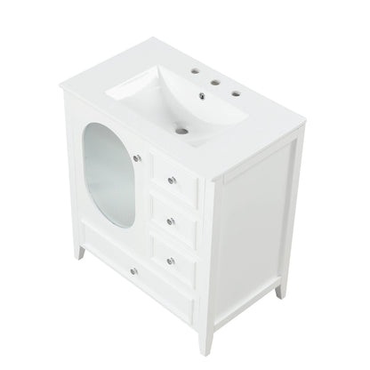 30" Bathroom Vanity with Sink by eprolo