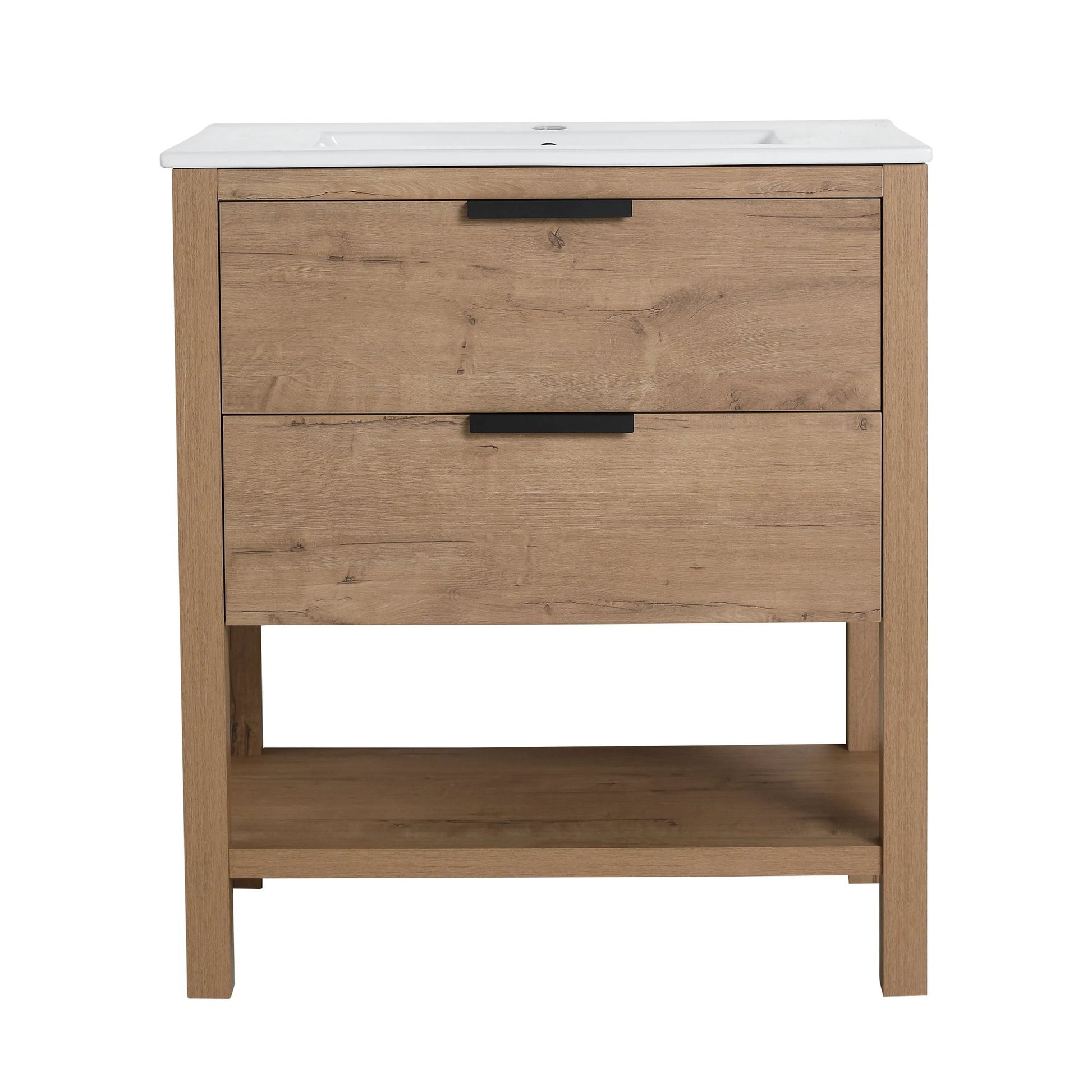30 Inch Bathroom Vanity Plywood With 2 Drawers by eprolo
